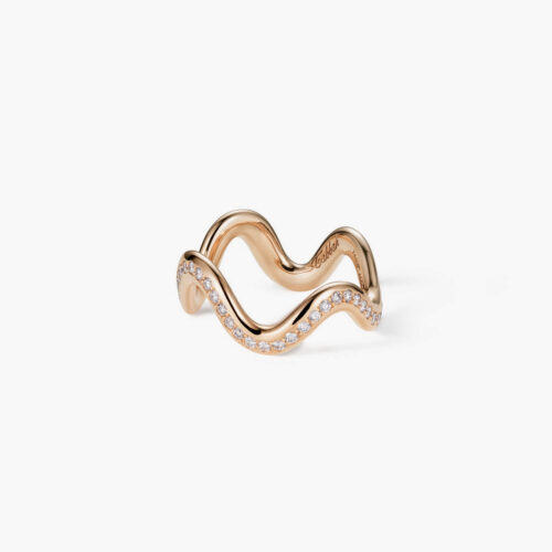 Aquatica Ultimate Ring in Rose Gold with Pavé Diamonds
