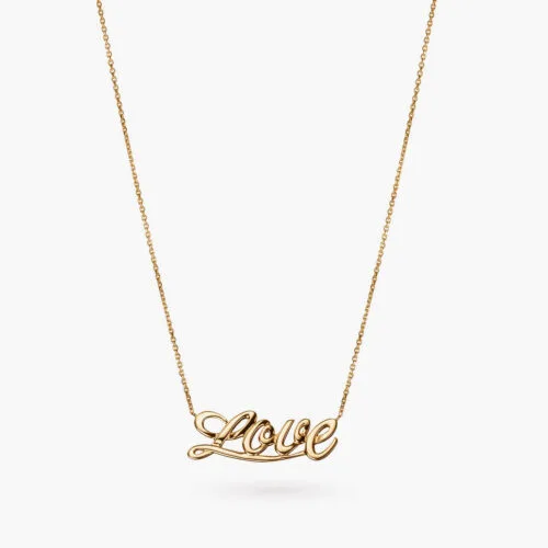 Talisman Love Necklace in Rose Gold, Large